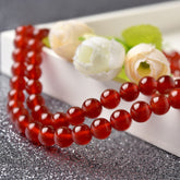 OZ DIY RD6000 Red Agate Loose Bead